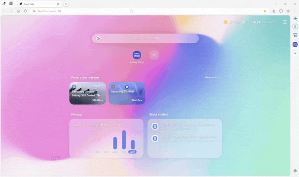 Samsung Browser Windows