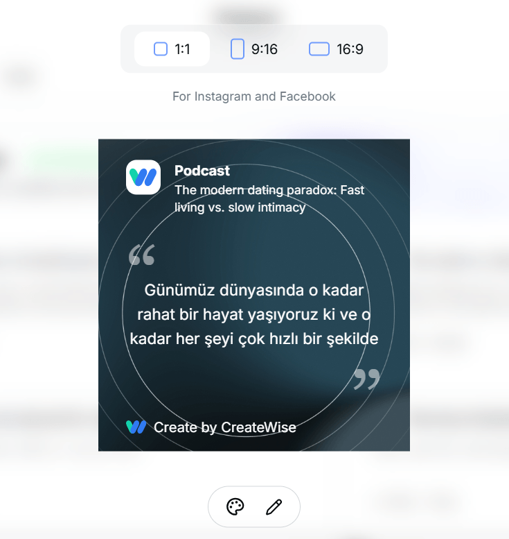 yapay zeka podcast platformu