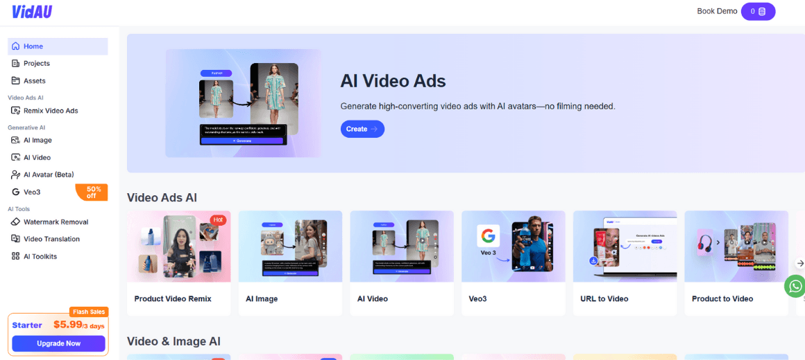 Yapay Zeka Destekli VidAU ile Dakikalar İçinde Etkili Reklam Videoları Oluşturun 5 yapay zeka reklam videosu