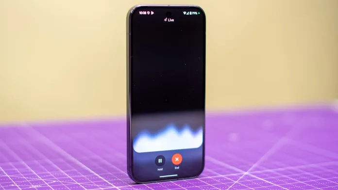 Gemini Live Android arayüzü