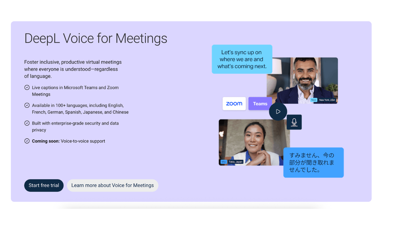 gerçek zamanlı sesli çeviri