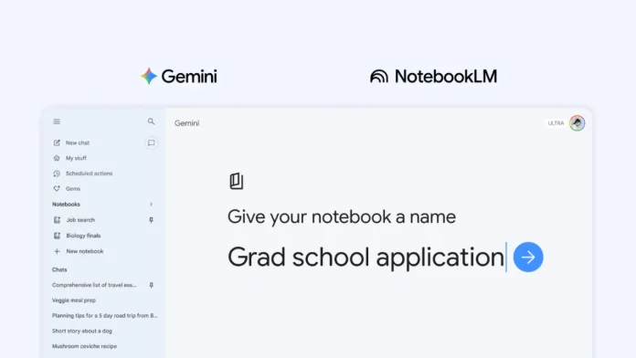 Google Gemini Notebooks