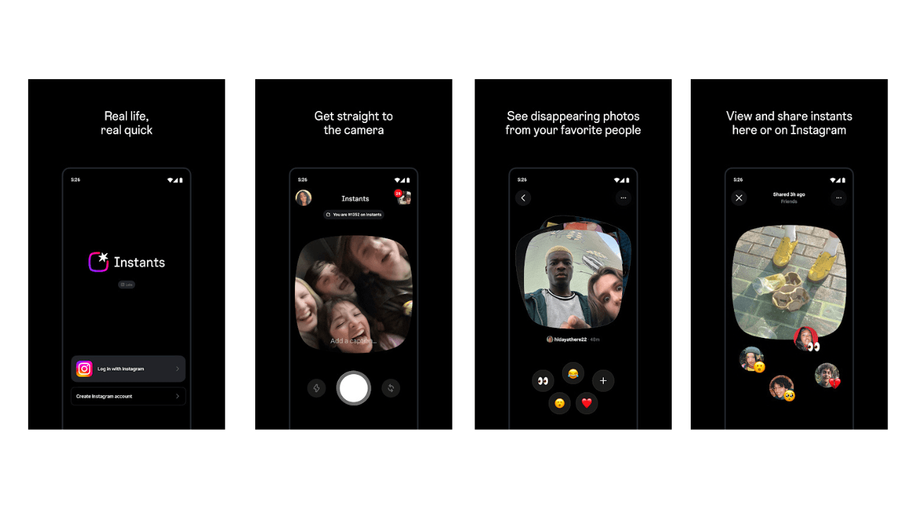 Instagram Instants uygulaması