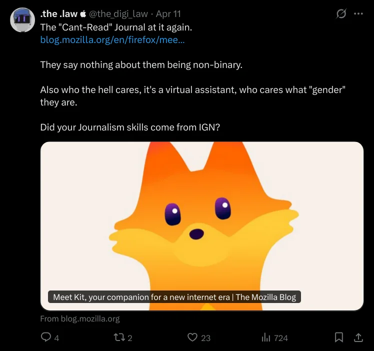 Mozilla Kit tartışması