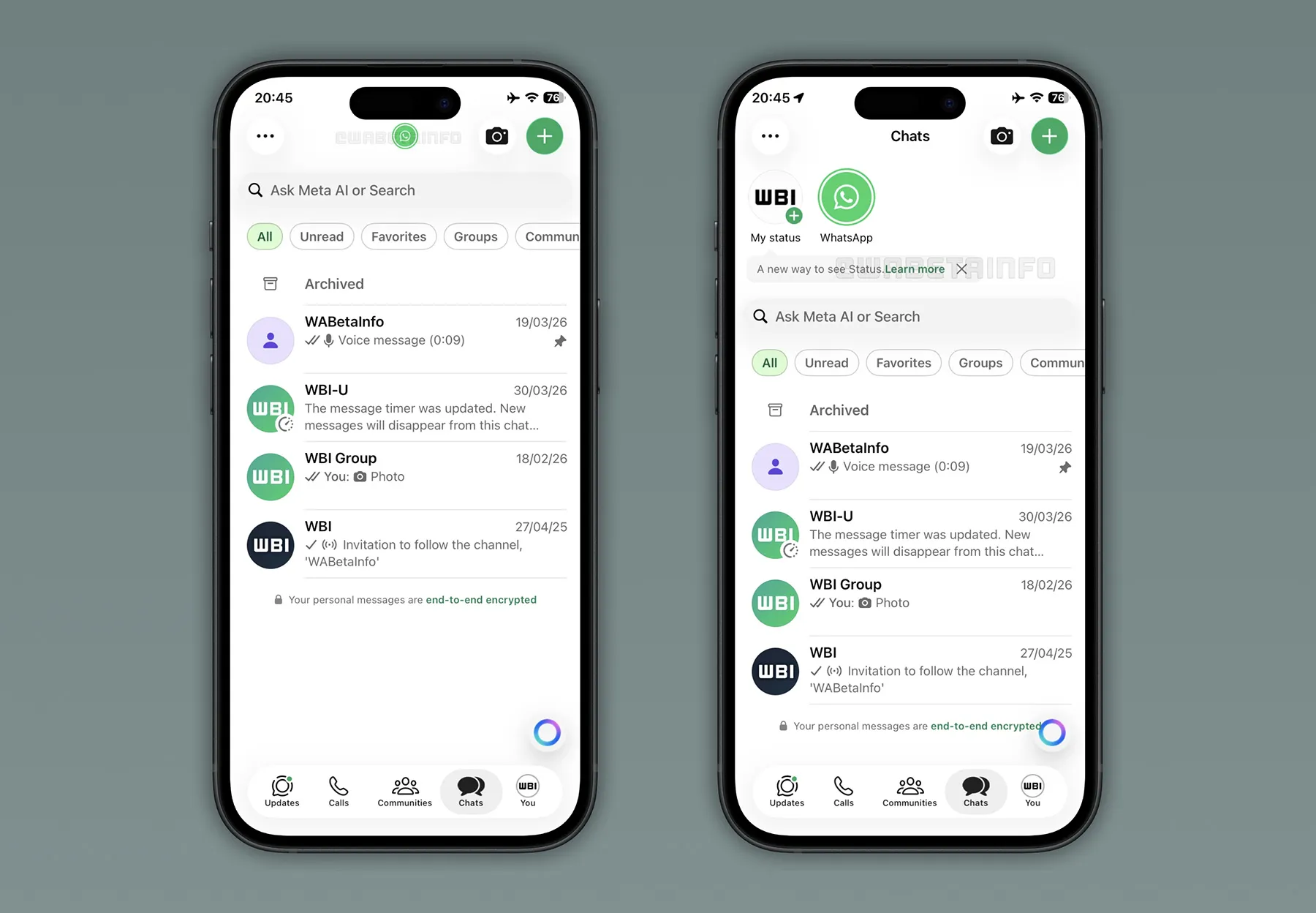 WhatsApp Tasarımı Değişiyor: Instagram Benzeri Yeni Arayüz 2026'da Geliyor! WhatsApp tasarım değişikliği
