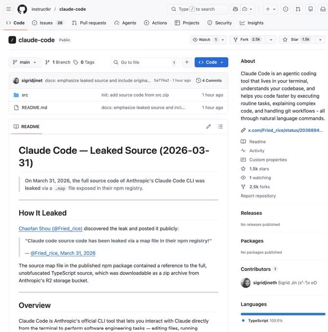 Anthropic'in Claude Code Kaynak Kodları Sızdırıldı: Yapay Zeka Devinde Milyarlık Sır Perdesi Aralandı yapay zeka sızıntısı