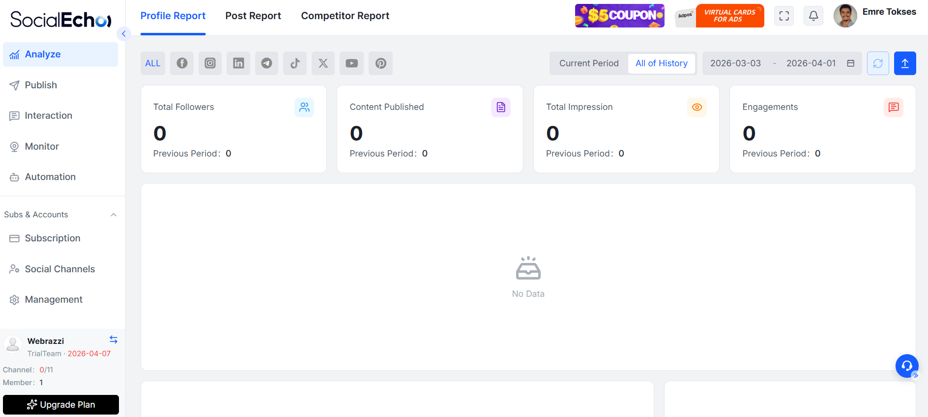 Yapay Zeka Destekli SocialEcho: 2024'ün En Etkili Sosyal Medya Yönetim Aracı yapay zeka sosyal medya yönetimi