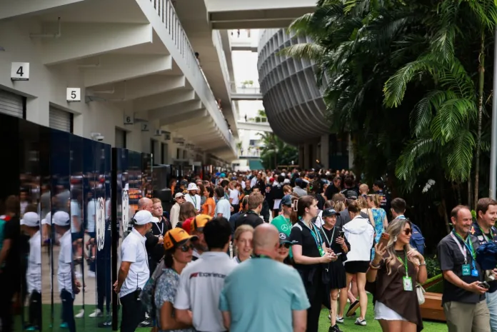 Formula 1 paddock