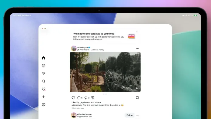 Instagram iPad uygulaması