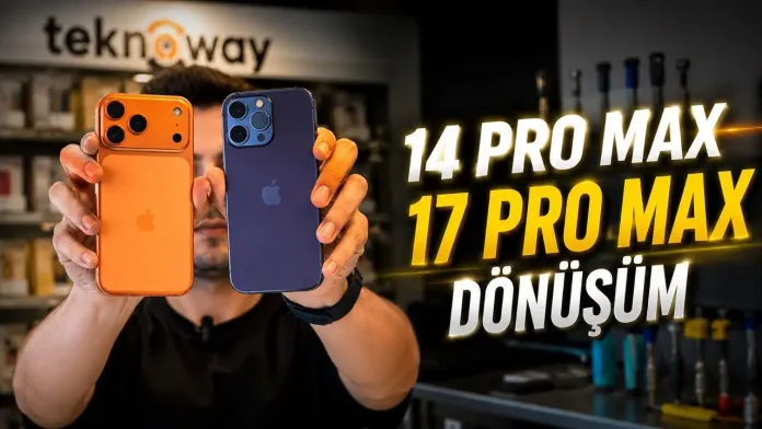 iPhone 14 Pro Max dönüşümü