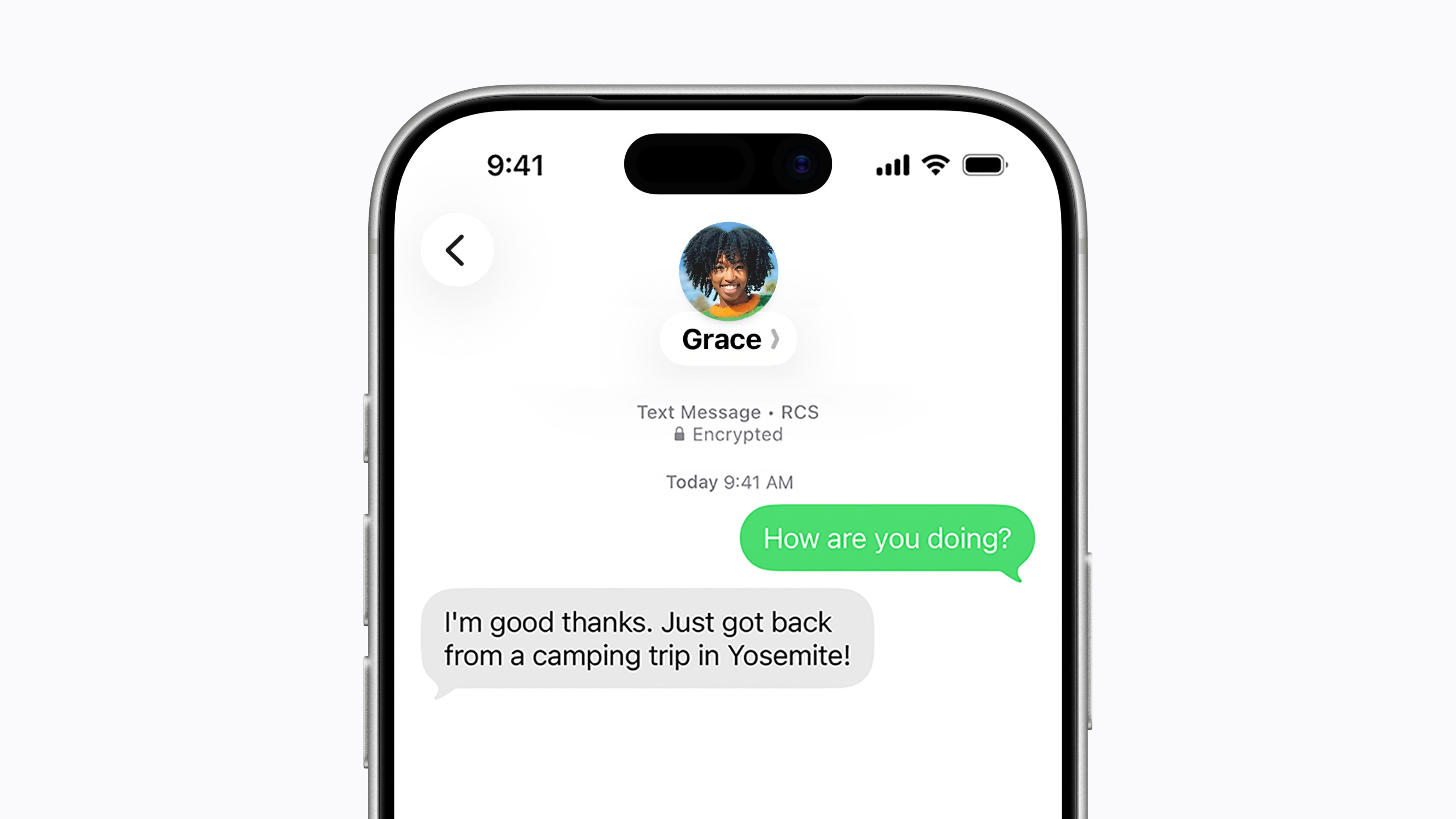 iPhone Android mesajlaşma