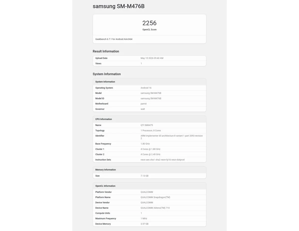 Samsung Galaxy M47