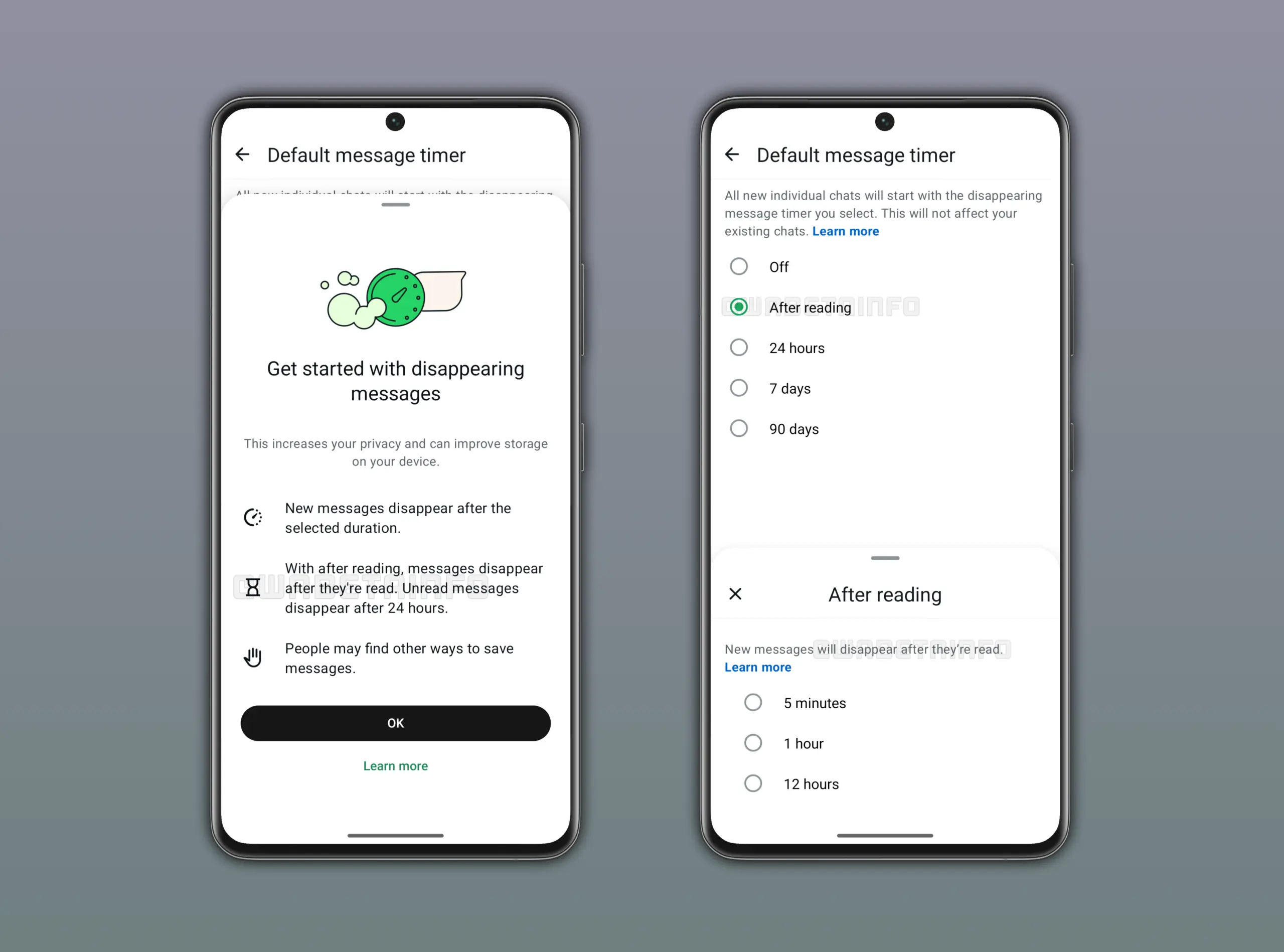 WhatsApp kaybolan mesajlar