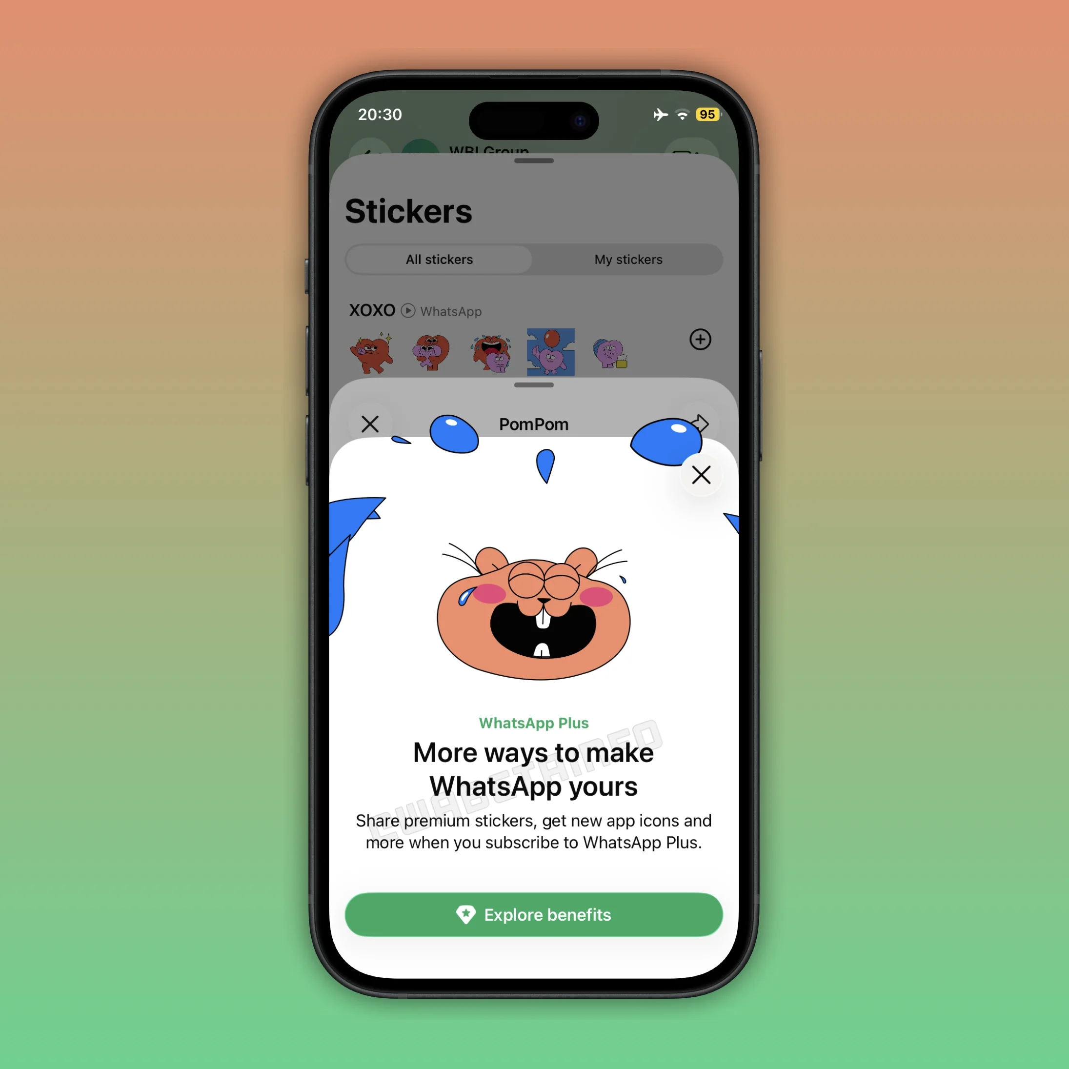 WhatsApp Plus iOS'ta: 20 Sabit Sohbet ve 18 Tema Seçeneğiyle Geldi! WhatsApp Plus iOS