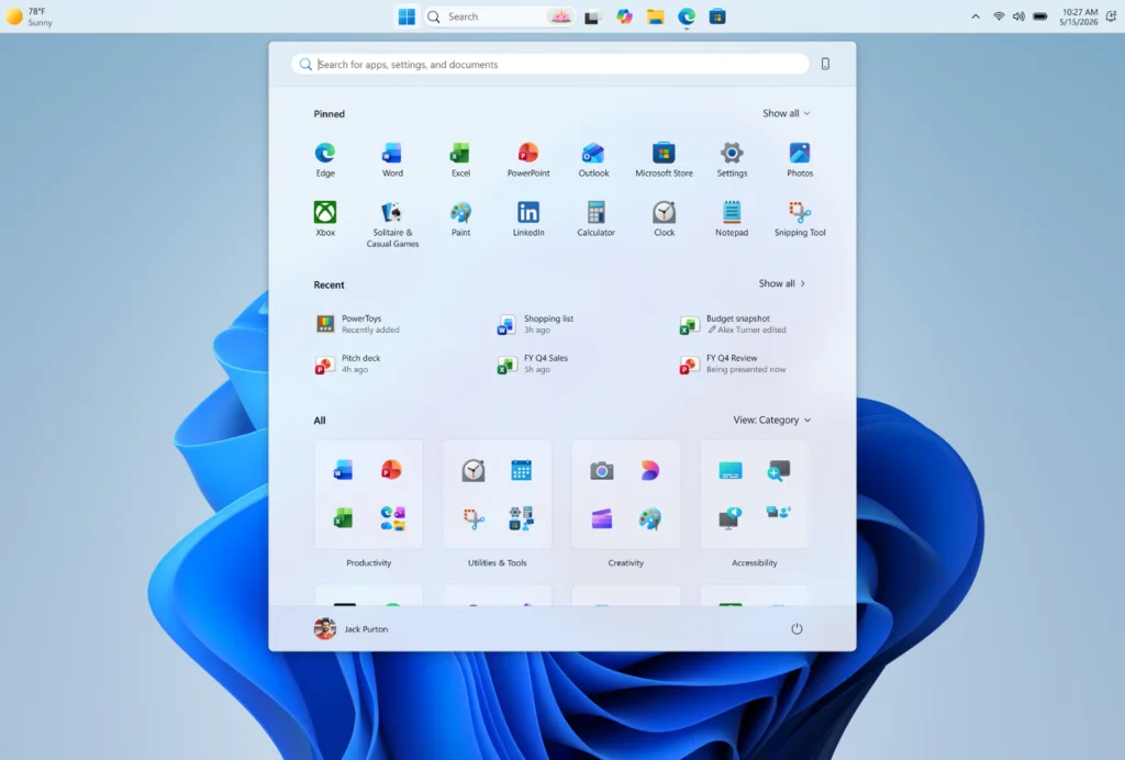 Windows 11 özelleştirme