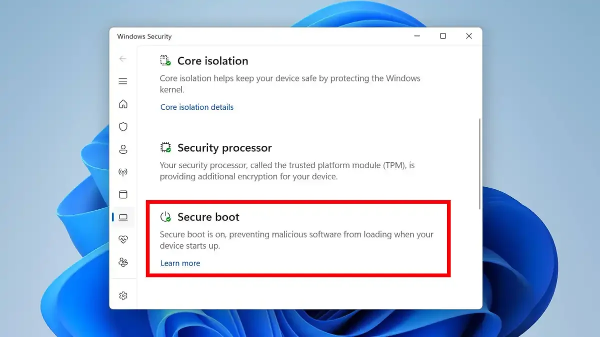 Windows 11 Secure Boot