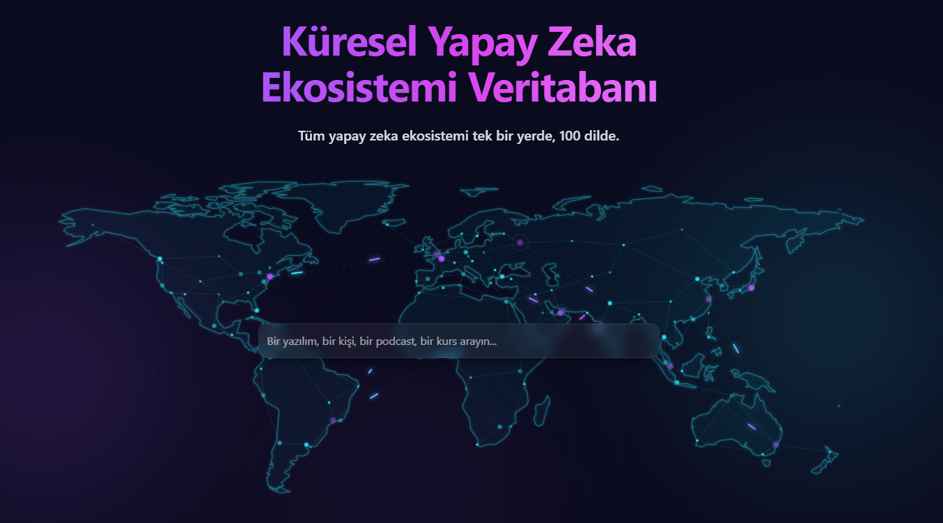 Megatek: Yapay Zeka Ekosistemini Bir Araya Getiren Küresel Platform Yapay zeka platformu